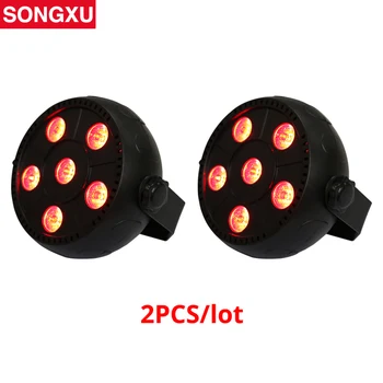 

2pcs/lot Mini 6 pcs LED Colorful Par Light 6W LED RGB 3in1 Mini Pumpkin Light for Nightclub Disco Hotels Par Light/SX-PL0601