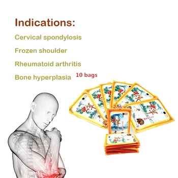 

10pcs/lot Far Infrared Pain Relief Medical Plaster Joint Muscle Back Rheumatism Pain Relief Health Care Essential Oils Wholesal