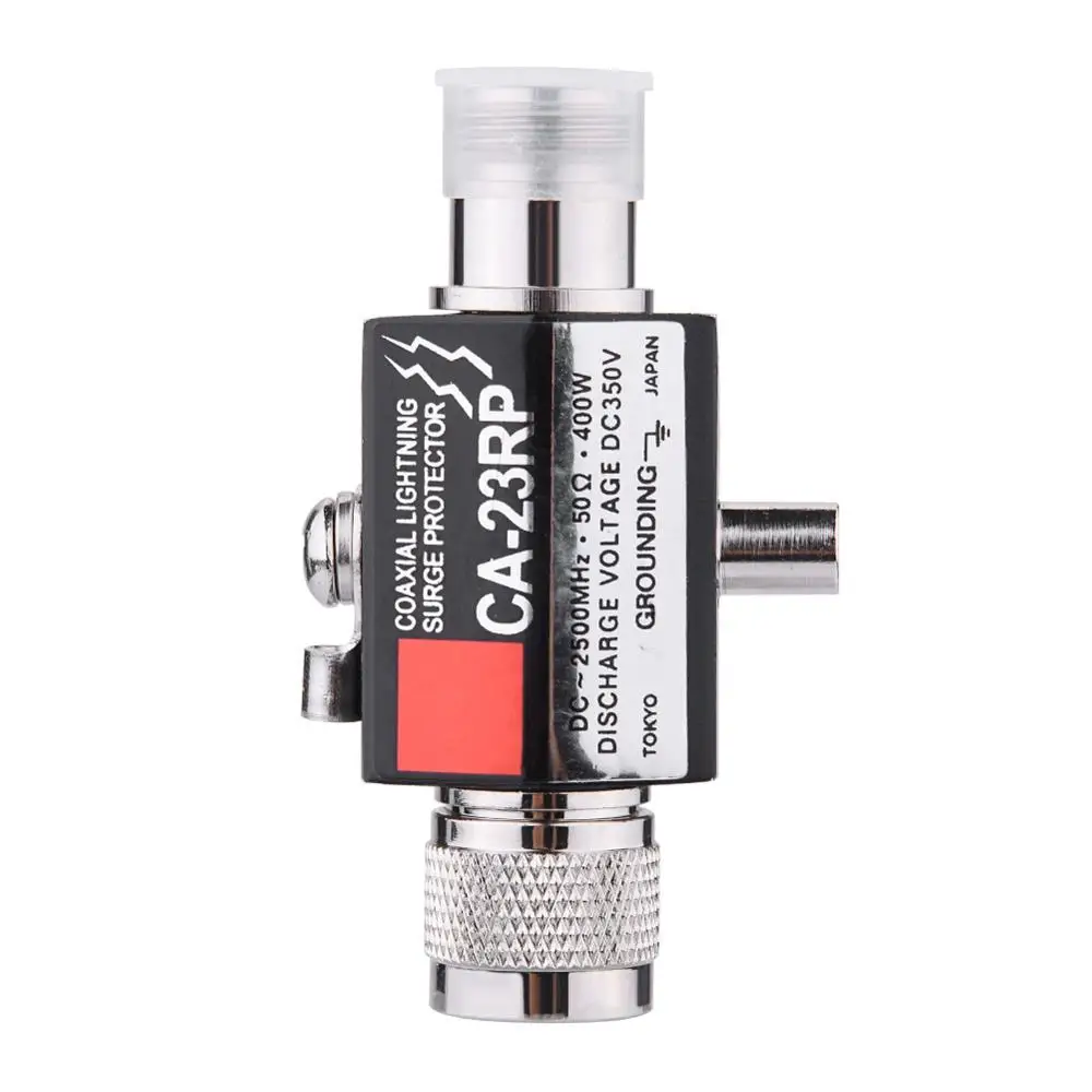 Pararrayos Protector contra sobretensión, conector Coaxial N macho a N Hembra 0-2,5 GHZ 400W CA-23RP 50ohm DC-2500MHz N