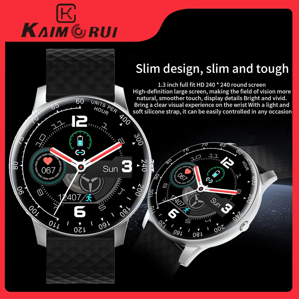H30 Smart Watch Men DIY Watchface Full Touch Fitness Tracker Heart Rate Blood Pressure Smart Clock Women Smartwatch for Xiaomi