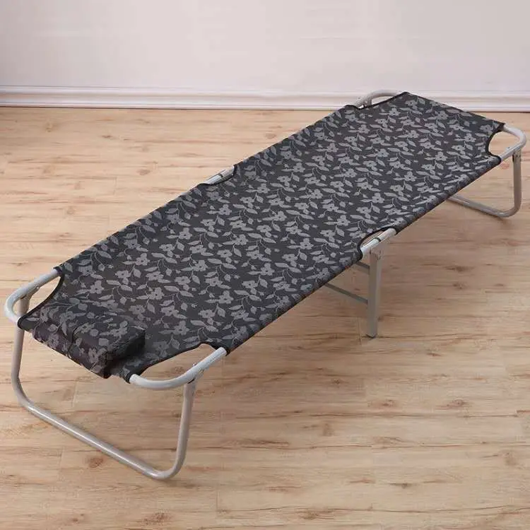 Складная одноместная офисная кровать для сна простая портативная открытая