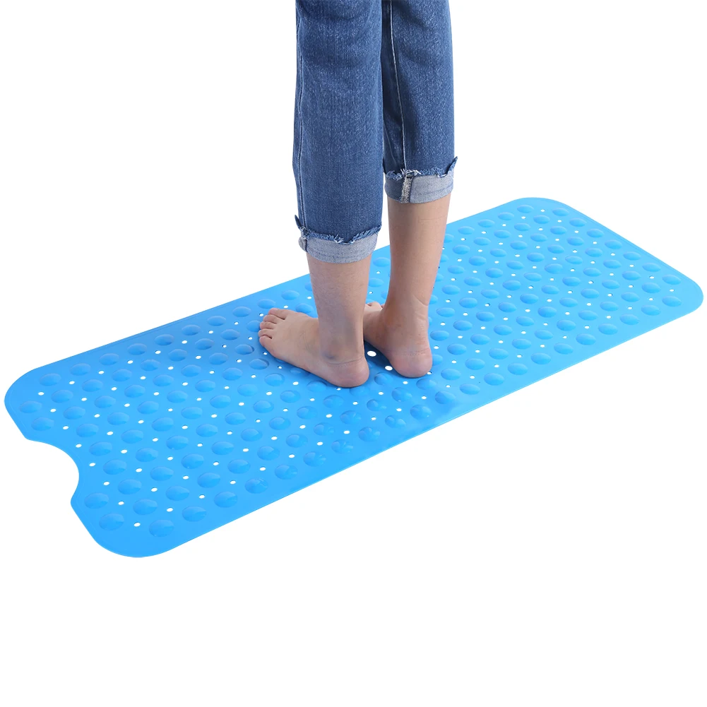 Высокое качество Blues прямоугольники нескользящий безопасный коврик с присоской