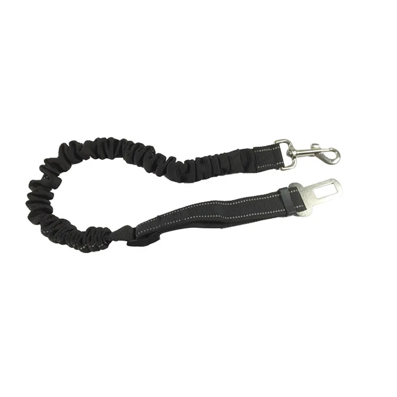 Dog Seat Belt Retractable Nylon Car Leash Elastic safety Rope for Pet Dog Cat Pet Safety Leader Vehicle Seatbelt KSI999