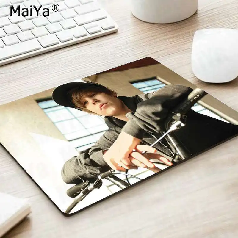 MaiYa Custom Skin Bieber красивый коврик для мышки в стиле аниме игровой коврик мышь - Цвет: No Lock Edge18x22cm