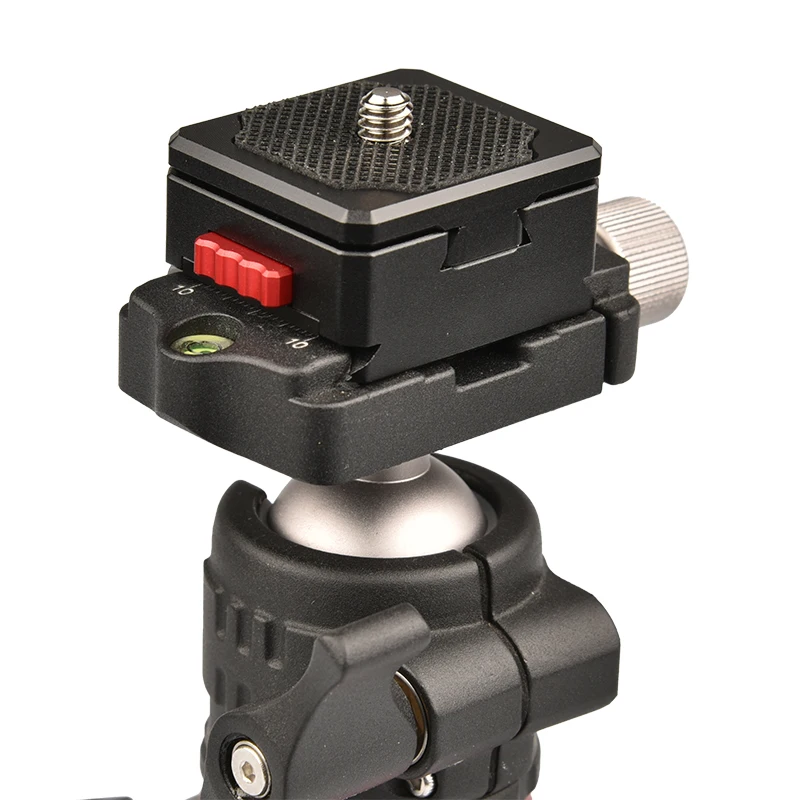 

R072 Quick Release Mount Adapter Base Aluminum with Mount Plate Magnetic Action Camera Mount Universal 1/4-inch Interface