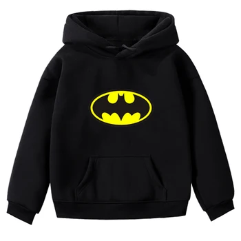 

Baby Boys Girls Hoodies Print Batman Toddler Sweatshirt Children's Kids Casual Sportswear Infant Winter Thicken Clothes New 2019