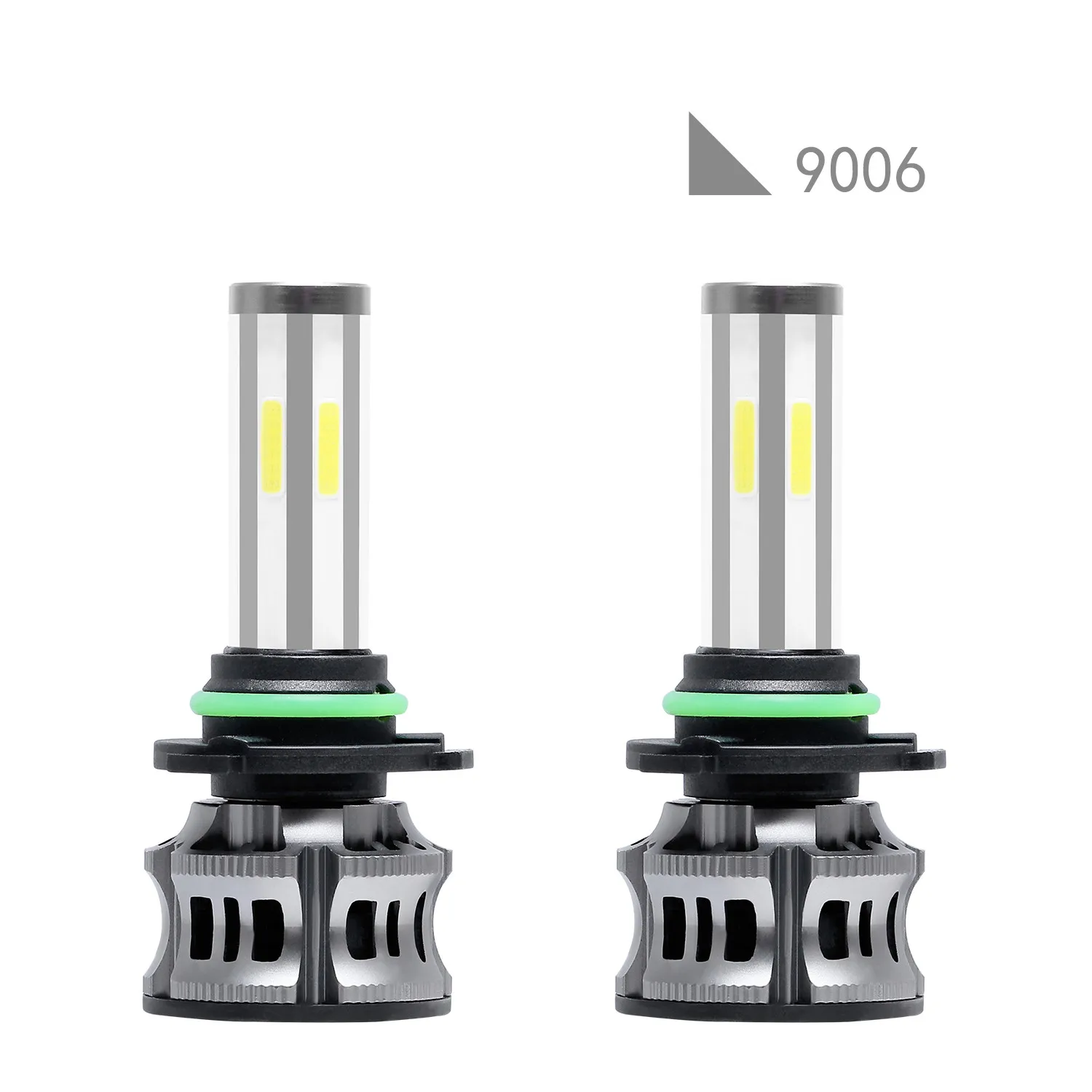 

2pcs 9006 DOB 6-Sided LED Headlamp Kit High & Low Beam Bulb Auto car Lighting Headlight Headlamp 3000K/6000K/8000K LED light