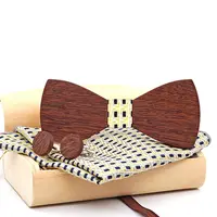 Деревянный мужской галстук-бабочка тренд галстук бабочка деревянный лук галстук для костюма запонки модные повседневные