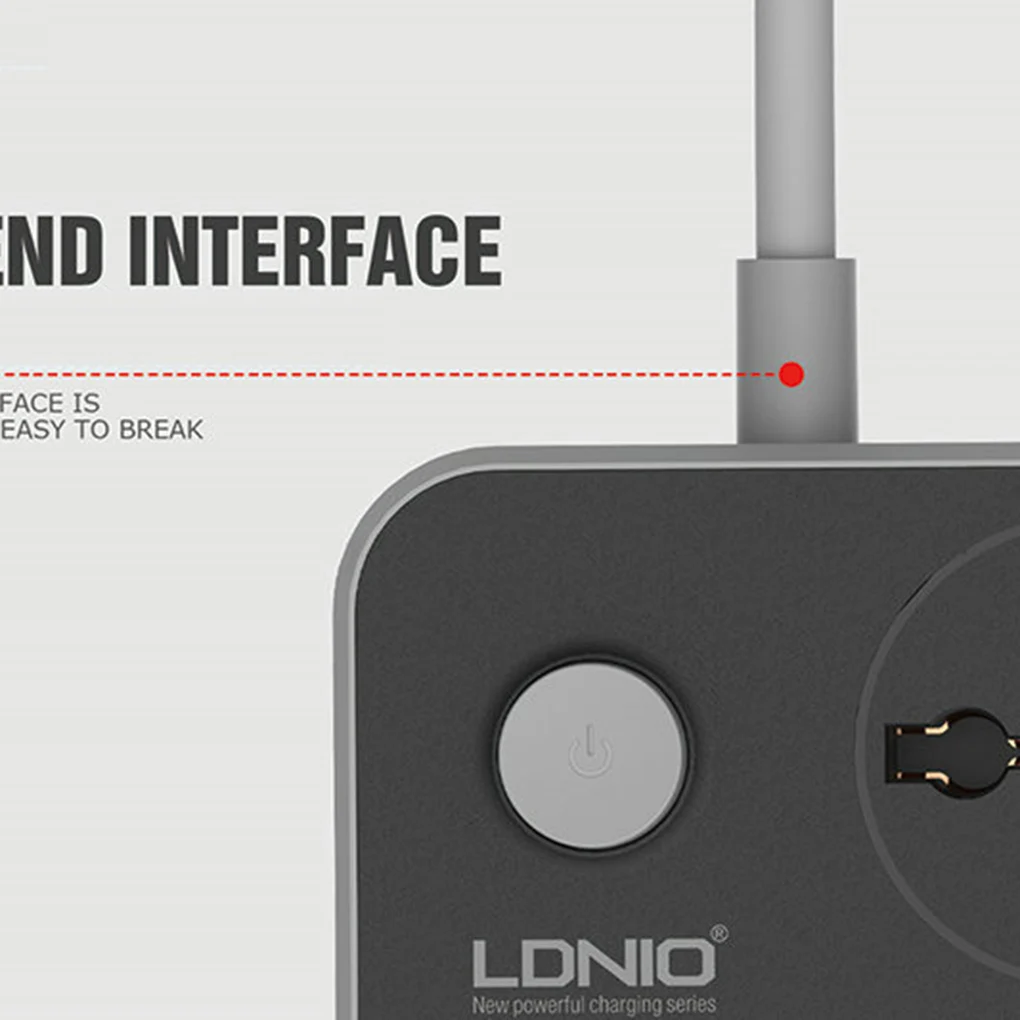 LDNIO USB Power Strip 6 USB Port 5V 3.1A Charger Adapter Power Socket Outlets Extension Socket