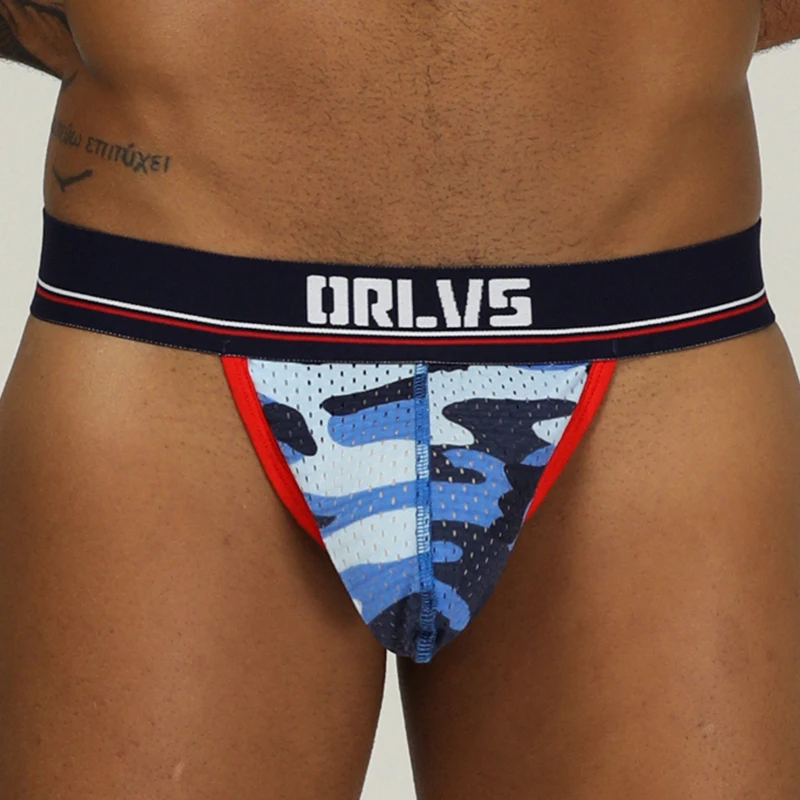 

CMENIN Camouflage Mesh sexy Gay Men Underwear Thong Jockstrap Sissy Panties G String Mens Thongs String Men Lingerie OR190