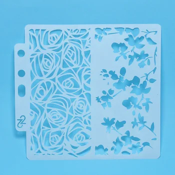 

Flower background Layering Stencils Sticker Painting Scrapbooking/Paper Crafts/Sewing fabric/Card Making/cake coffee Decoration