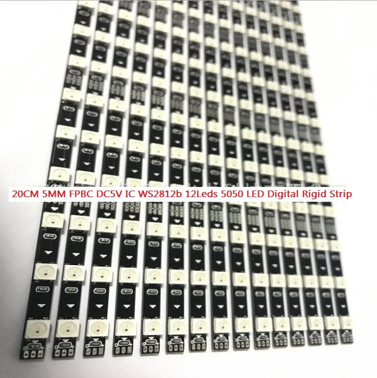 5mm 5050 20CM 12灯幻彩硬灯条-4
