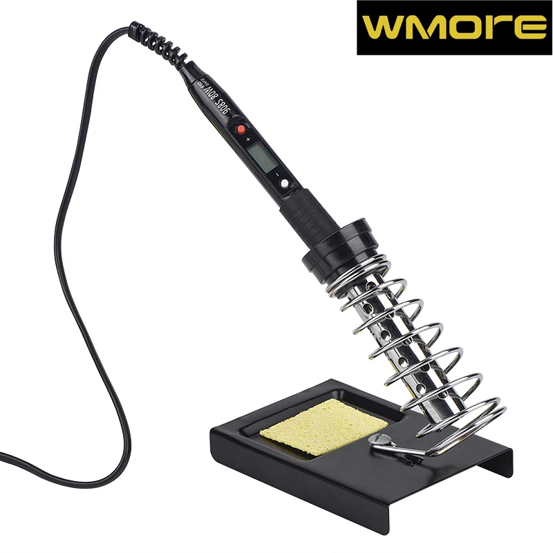 WMORE soldering iron Stand Holder with Cleaning Sponge Metal Pads Generic High Temperature Resistance welding solder iron stand