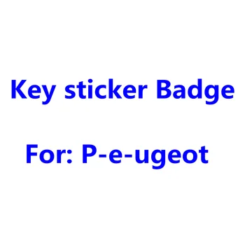 

5pcs Metal or Epoxy 16mm 14mm 10mm 8mm Car Styling Auto Accessories Emblem For P-eugeot Car Key Badge Sticker Decals Logo