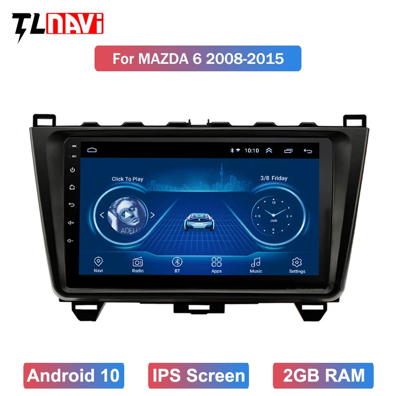 Автомагнитола для 1Mazda 6 2 3 GH 2007-2012 мультимедийный видеоплеер GPS-навигация dvd на Android