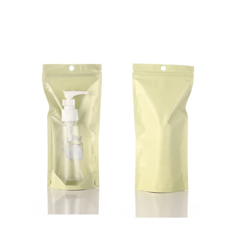 1000 Teile/los Lange Streifen Stil Spray Abfüllung Verpackung Tasche Kunststoff Tasche Kosmetik Druckverschlussbeutel Farbe aufstehen Selbst Dicht Beutel – Detail 3