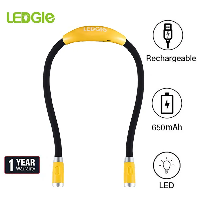  USB Rechargeable Reading Light Free Hug Lantern High Quality Neck Book Lamp Neck Lanterns Handsfree - 33025660504