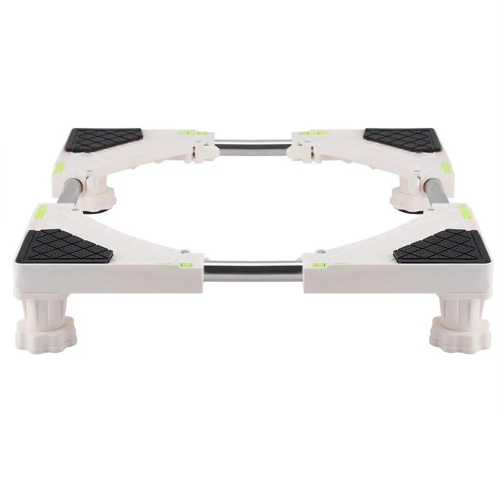 

4/8 Feet Adjustable Stand Fridge Refrigerator Holder With Wheels Shockproof Washing Machine Base Bracket Anti Slip Universal