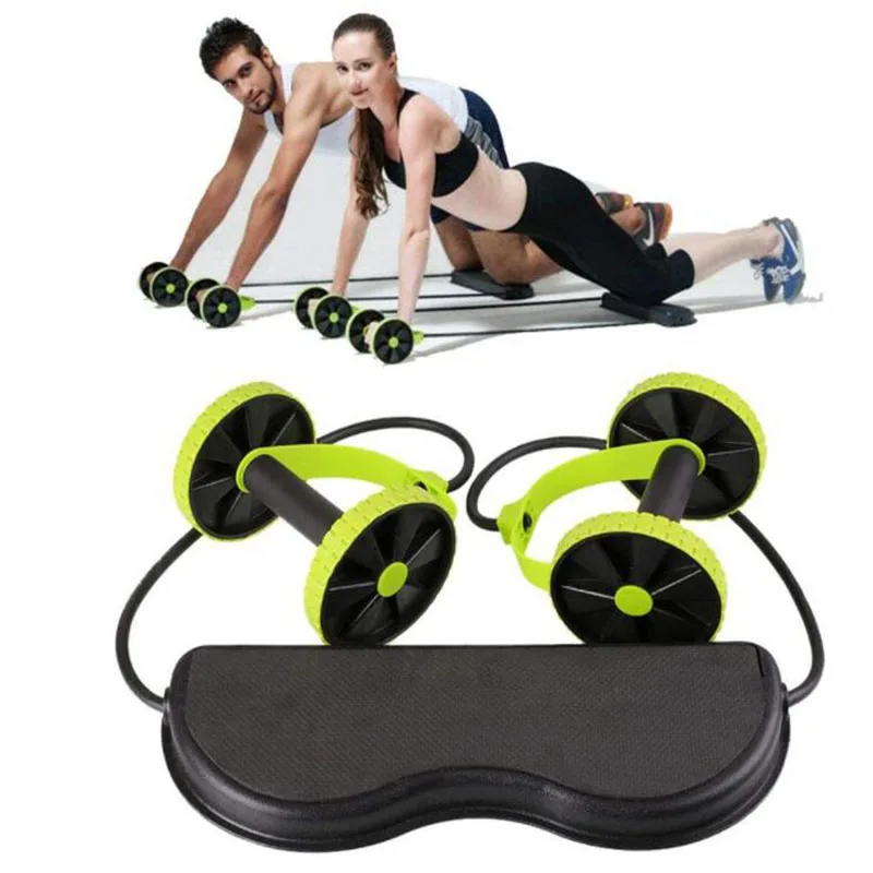 

Home Fitness Abdominal Wheel Pull Rope Muscle Exerciser Fitness Equipment Gym Ab Roller Abdominal Muscle Training Device