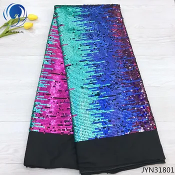 

Beautifical sequin lace fabrics new design african lace fabrics french tulle net lace for women dressing 5yards/lot JYN318