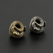 1 шт. латунь ЗМЕЯ НОЖ шарик DIY плетеная Парашютная веревка кулон аксессуары