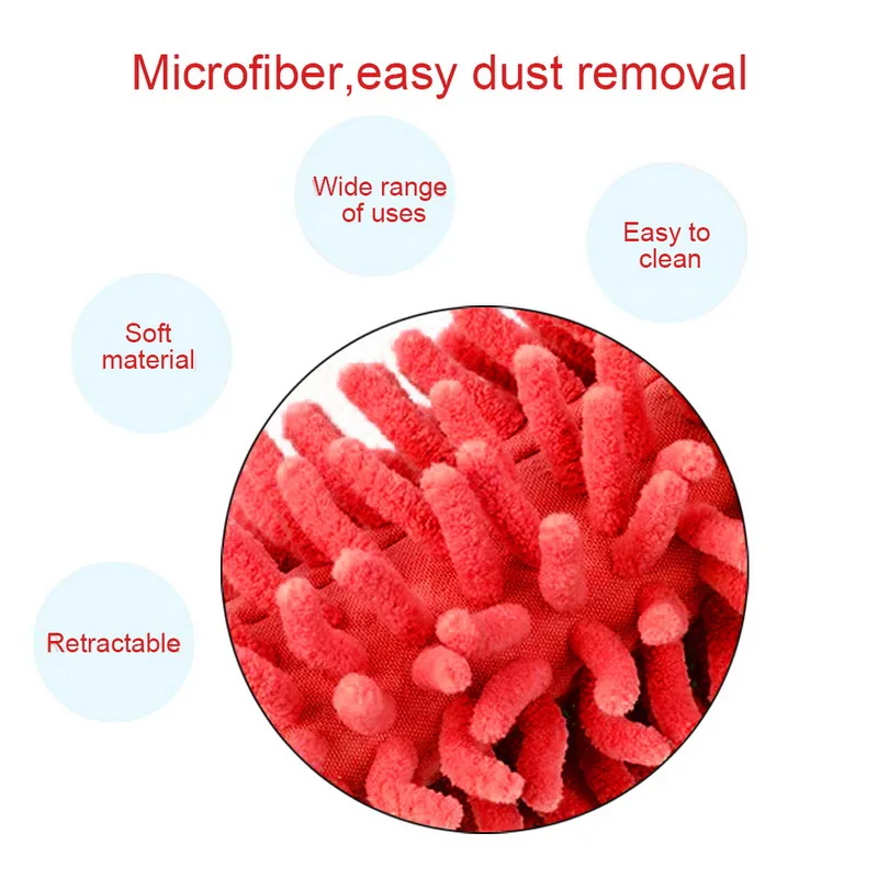 Регулируемая растягивающаяся Расширенная микрофибра пыль Shan перо Бытовая щетка для пыли автомобиля Офисные инструменты для уборки на кухне