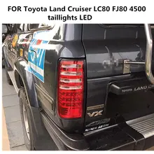 Для Toyota Land Cruiser LC80 FJ80 4500 1991-1997 задние фонари обновленный светодиодный задний фонарь