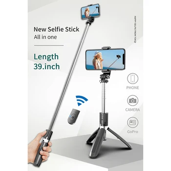 

All in one home self stick tripod with button bluetooth octopus stick hike stick camera stand for iphone 8 plus xiaomi huawei