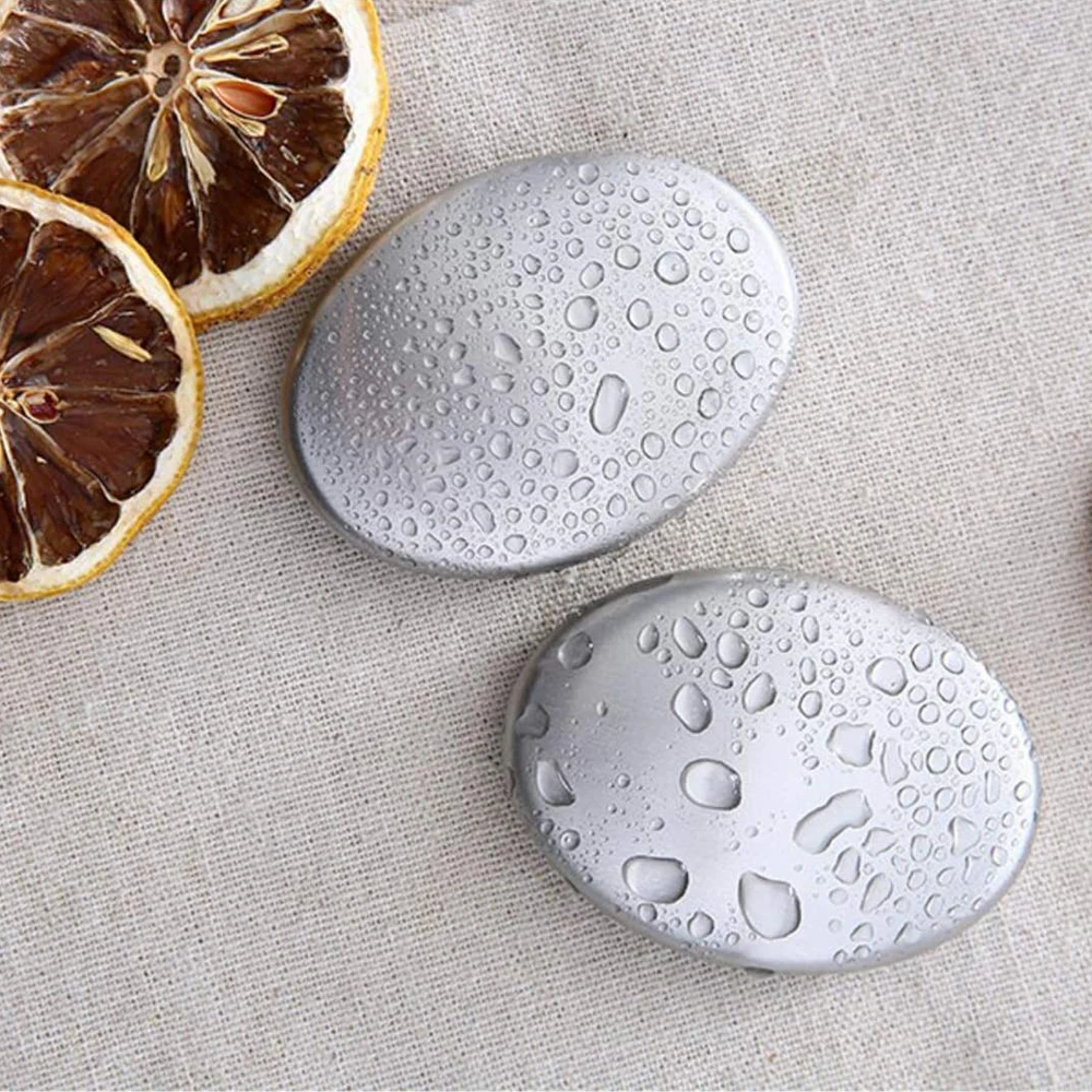 

Stainless Steel Hand Odor Remover Metal Bar Soap Kitchen Garlic Fish Odor Removing Deodorize Eliminating Odor Kitchen Tools