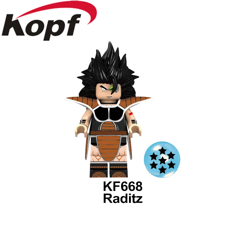 20 шт. Dragon Ball Z строительные блоки Vegeta Vegetto сон Гохан Сон Гоку тапион фигурки обучающие игрушки для детей KF727 - Цвет: KF668 20Pcs No Box