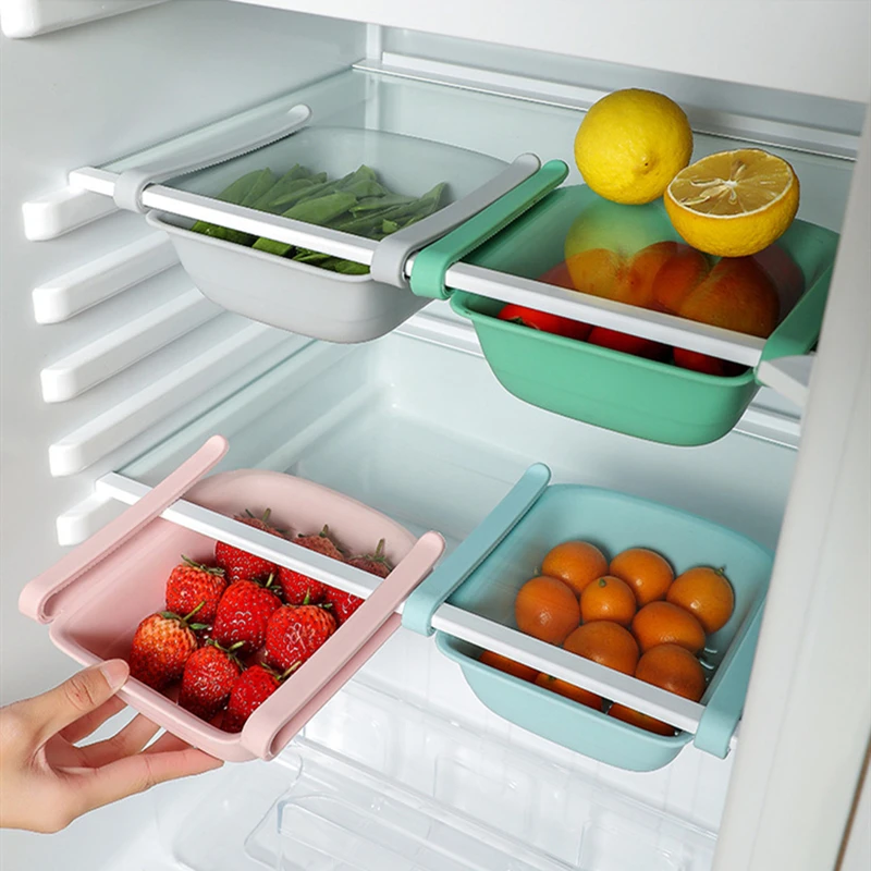 

Creative Fridge Fresh Storage Box Multi-functional Home Kitchen Organizing Storage Rack Classification Kitchen Accessories