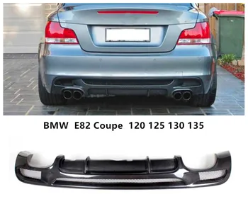 شراء عالية الجودة ألياف الكربون شفة موزع خلفي سبويلر الناشر لسيارات BMW E82 كوبيه 120 125 130 135 2007-2017 اكسسوارات السيارات الوفير