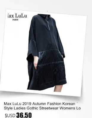 Max LuLu модные корейские женские панковские уличные женские зимние длинные платья в полоску элегантная одежда Повседневная Лоскутная одежда Vestidos