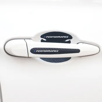 

4Pcs Car door Handle Protection Film car Sticker For BMW M Power Performance M3 M5 X1 X3 X5 X6 E46 E39 E36 Car Styling