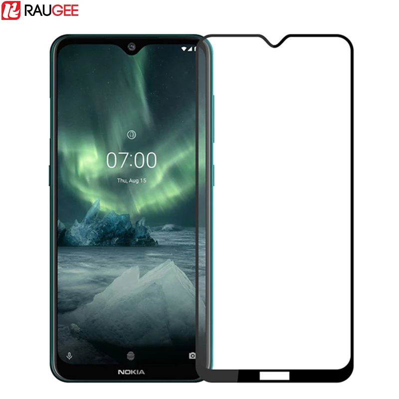 Стекло для Nokia 7 2 закаленное стекло полное покрытие точное отверстие Защитная