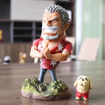 

Cartoon Statue Monkey D Garp The Elderly GK Anime Cute Sculpt PVC Action Figure Collection Model Toy M2389