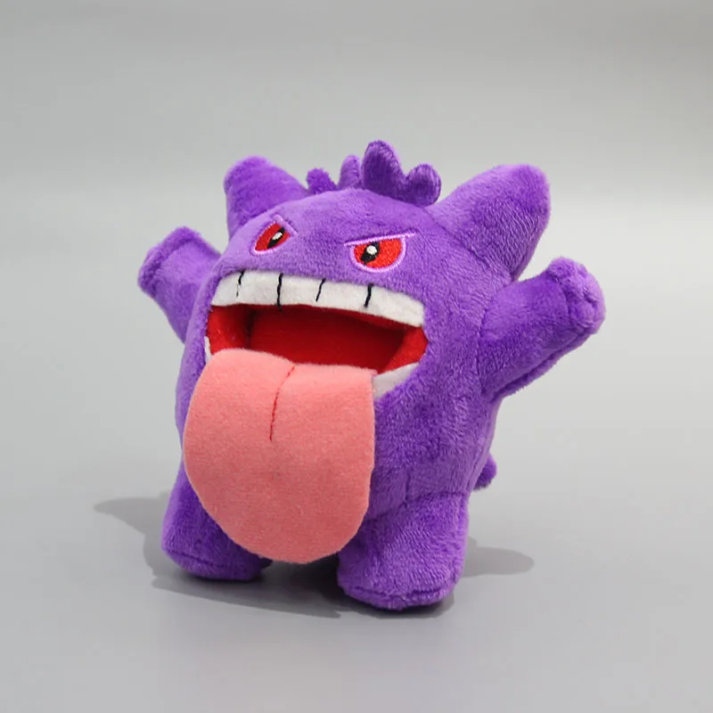 Takara Tomy Pokemon 10cm Soft Stuffed Toy Gengar Plush Doll for Children Birthday Christmas Gifts