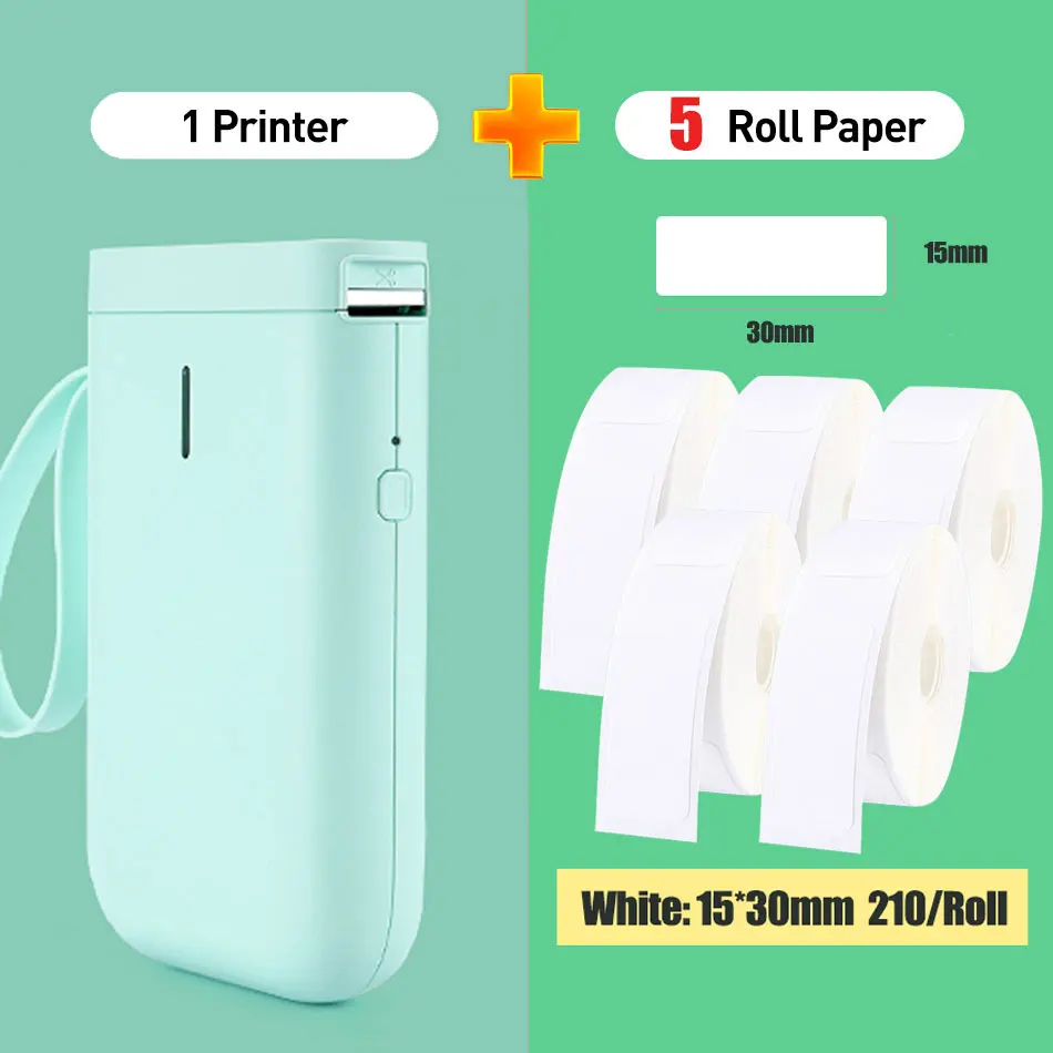 Niimbot-d11 Portable Label Printer Mini Wireless Bluetooth Connection Free App Android Printers Coffee | Компьютеры и офис