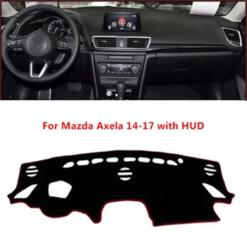

SJ Non-Slip Car Inner Auto Dashboard Cover Dashmat Pad Sun Shade Dash Board Cover For Mazda 3 Axela with HUD 2014 2015 2016 2017