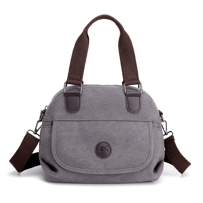 Одноцветная сумка на одно плечо женская сумка Новая Стильная универсальная женская тканевая сумка повседневная сумка для путешествий