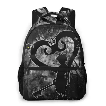 

2020 Back To School Keyblade Chosen Kawaii Cool Backpack School Boy Girl Kingdom Hearts Travel Backpack
