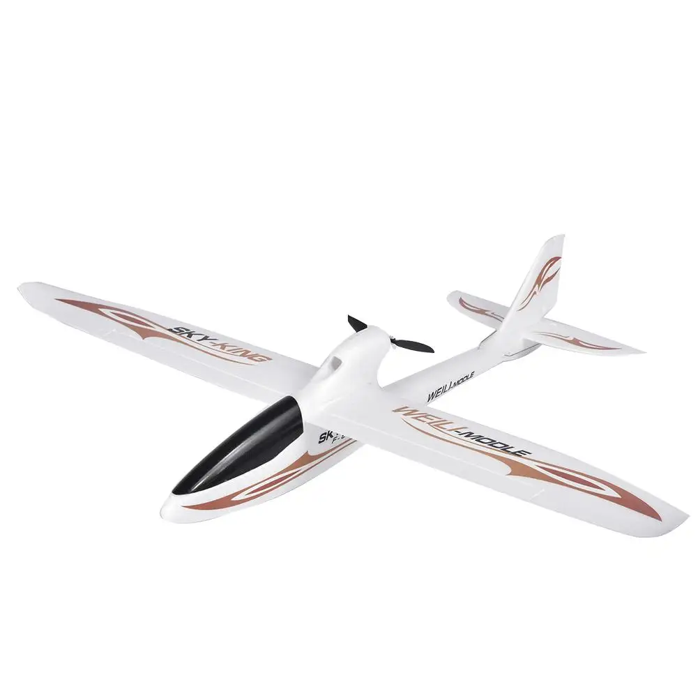 WLtoys самолет с дистанционным управлением 2,4G 3CH F959S радиоуправляемый самолет RTF перезаряжаемый Дрон с поворотом 360 - Цвет: Orange