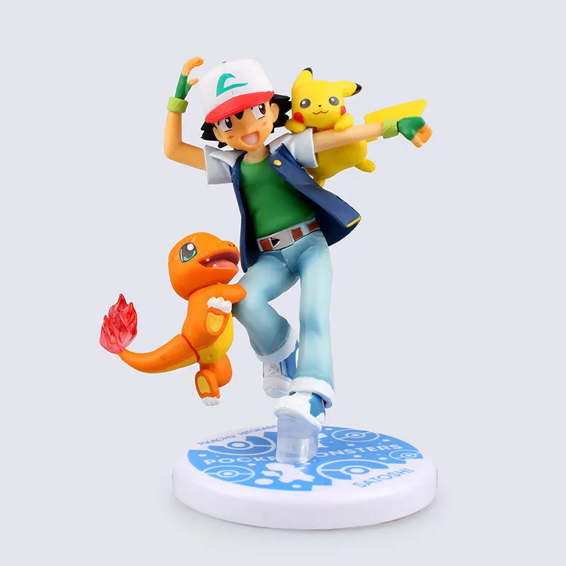 Takara Tomy Pokemon Ash Ketchum Pikachu Misty Psyduck Togepi фигурка игрушки модель игрушки для детей на день рождения Рождественский подарок