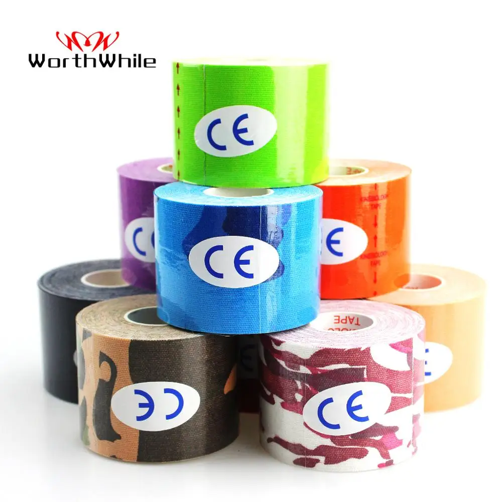 Kneepad Kinesiology-Tape Fitness-Bandage Athletic-Recovery Worthwhile Pain-Relief 6pcs