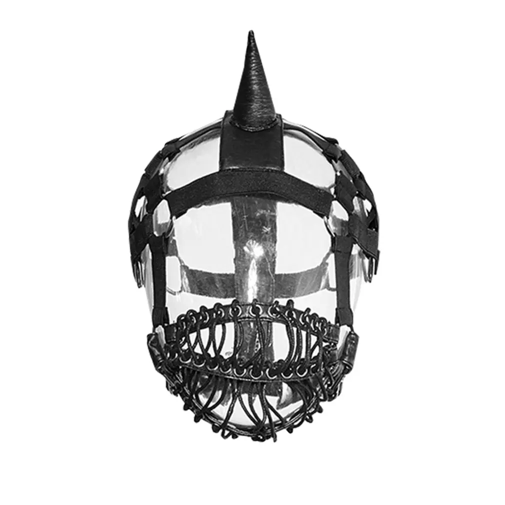 

Creative Personality Punk Neutral Tie Rope Leather Mask Cosplay Anime Gothic Mask Role-Playing Halloween Mask