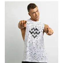 Летний Стиль Мышцы Фитнес Мужчины Открытый Фитнес Мода хлопок дышащий спортивный жилет