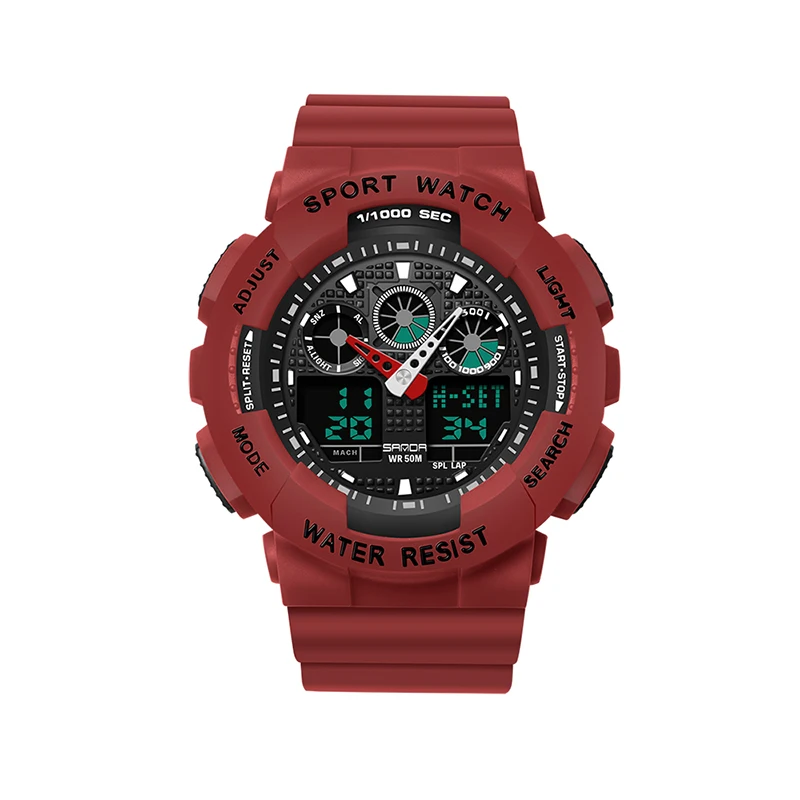 SANDA Mens Watches Fashion G style Sports Military Quartz Digital Clock Waterproof S Shock Watches Women Watch relogio masculino