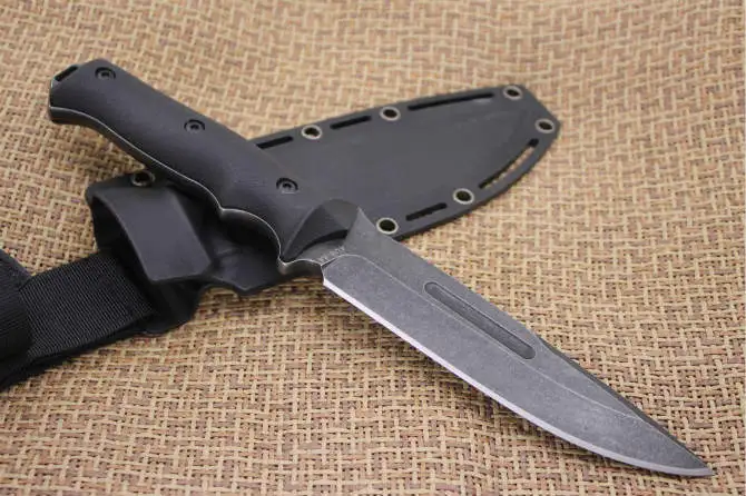 ToughKeng уплотнения военный боевой нож с фиксированным лезвием CNC G10 Ручка Открытый