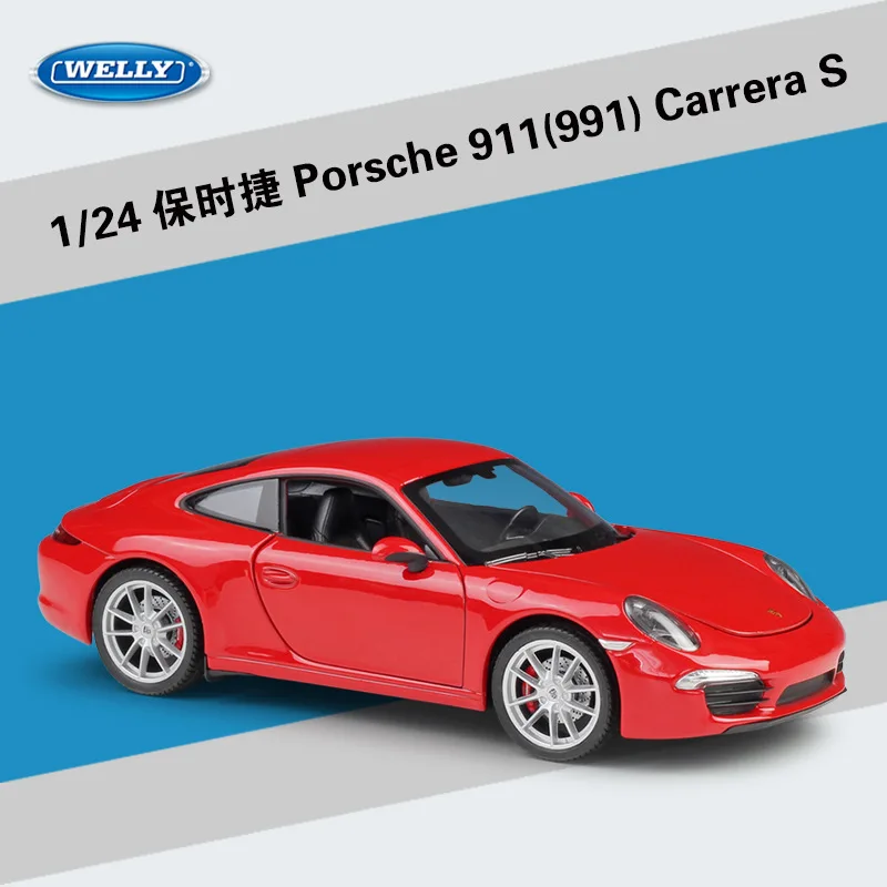 Welly 1:24 Porsche 918 Spyder сплав модель автомобиля Diecasts& игрушечные транспортные средства коллекционные подарки не-пульт дистанционного управления Тип транспортная игрушка - Цвет: Porsche 911