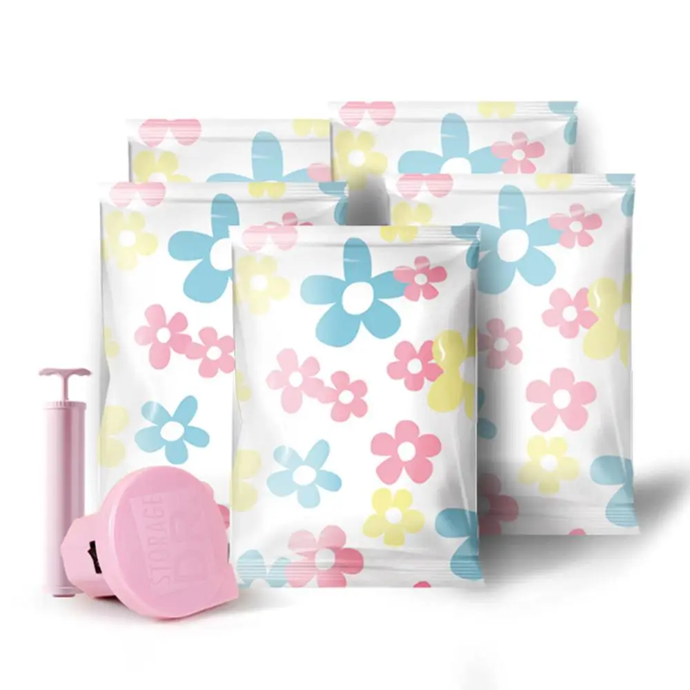 

Hot Sale Thickened Vacuum Storage Bag Vacuum Compressed Bag with Hand Pump Reusable Blanket Clothes Bag closet Organizer